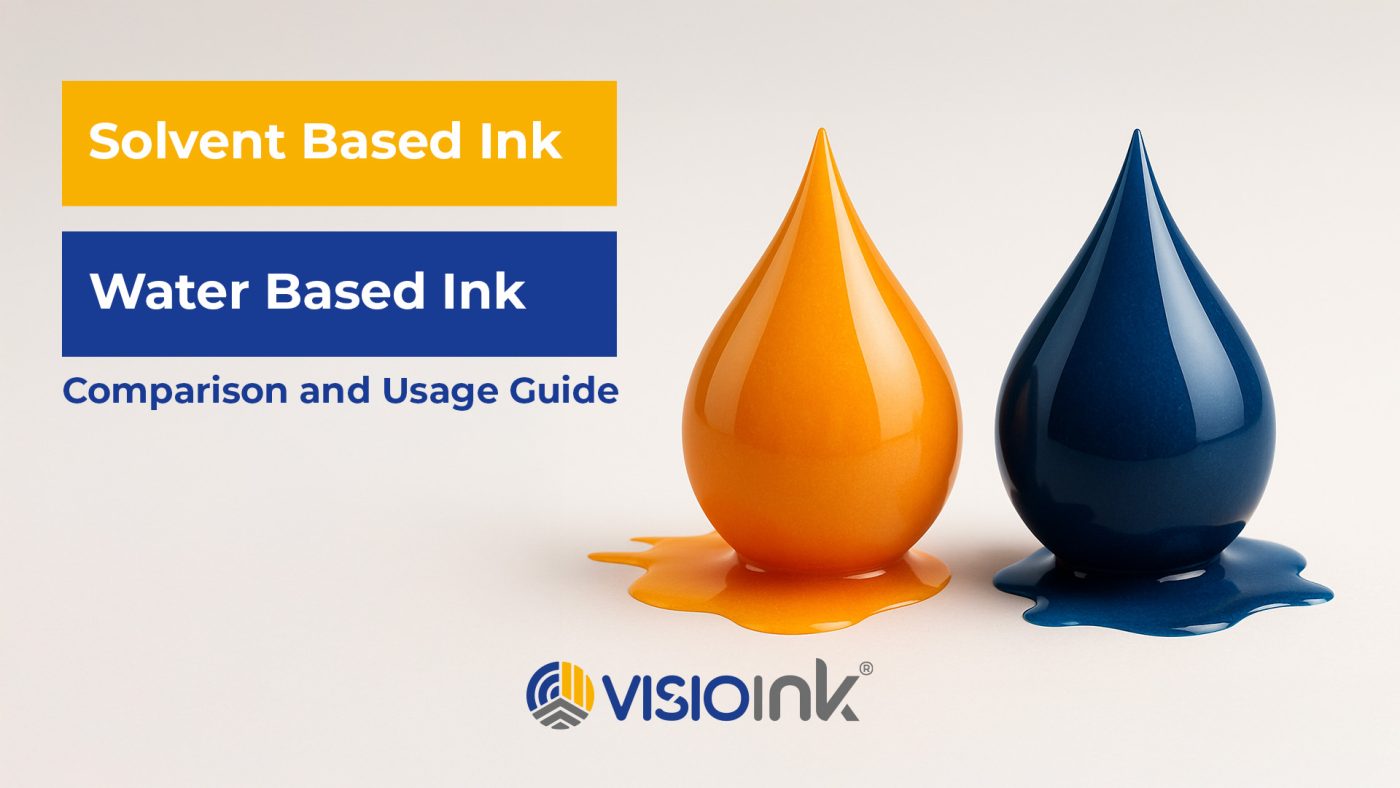 Solvent Based Ink vs Water Based Ink | Comparison and Usage Guide